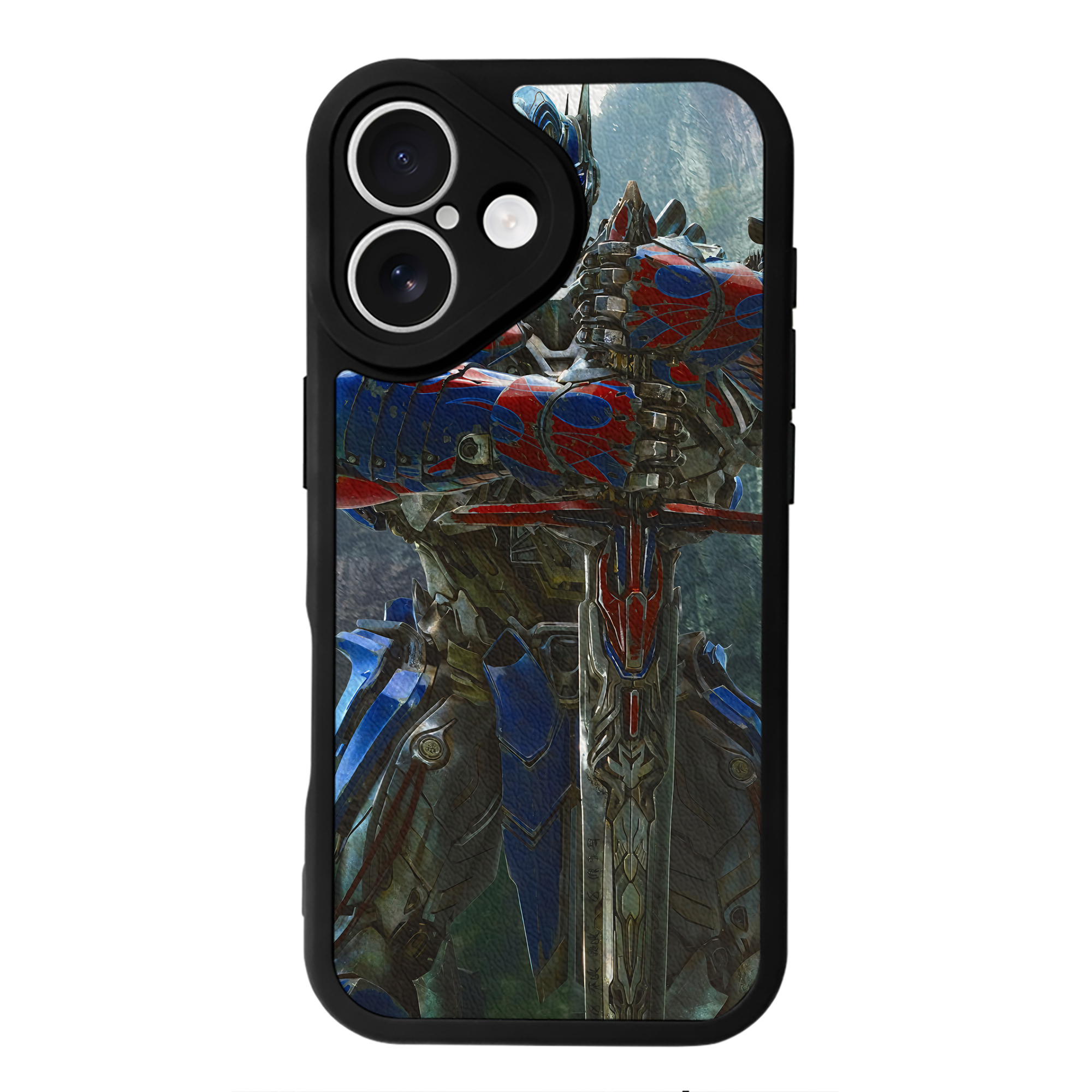 （画像用） Transformers トランスフォーマー 【iPhone 16シリーズ対応】シリコンスマホケース（レザー調） 材質：シリコン